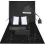 Photography studio kit with lighting set and backdrop by vidaXL, Flashes and studio lighting - Ref: Foro24-3094678, Price: 22...