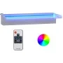 Wasserfallbrunnen mit RGB-LED aus Edelstahl 45 cm von vidaXL, Brunnen und Wasserfälle - Ref: Foro24-151409, Preis: 129,40 €, ...