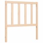 Bed frame with solid wood headboard 90x200 cm by vidaXL, Beds and slatted bases - Ref: Foro24-3193841, Price: 88,06 €, Discou...