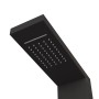 Duschpaneelsystem aus schwarzem Aluminium von vidaXL, Strahldüsen für Badewannen und Duschen - Ref: Foro24-151416, Preis: 158...