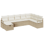Conjunto de Sofá de Jardín de 8 Piezas con Cojines Beige Poliratán de , Sofás de exterior - Ref: Foro24-3360562, Precio: 598,...