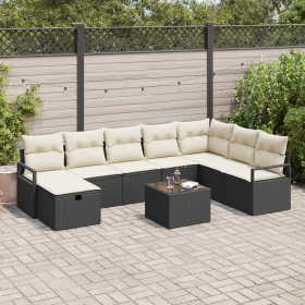 Comprar Conjunto de Sofá de Jardín de 9 Piezas