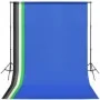 Photo studio kit with lighting set and background by vidaXL, Flashes and studio lighting - Ref: Foro24-3094668, Price: 122,51...