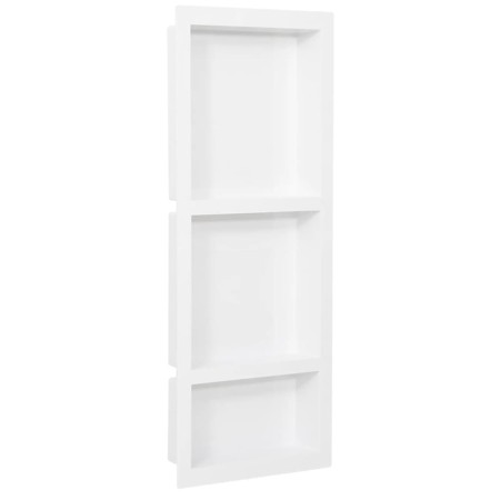 Duschnische mit 3 mattgrauen Fächern 41x99x9 cm von vidaXL, Duschwände und Duschwände - Ref: Foro24-151399, Preis: 105,17 €, ...
