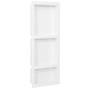 Duschnische mit 3 mattgrauen Fächern 41x99x9 cm von vidaXL, Duschwände und Duschwände - Ref: Foro24-151399, Preis: 105,17 €, ...