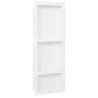Shower niche with 3 matte gray compartments 41x99x9 cm by vidaXL, Shower walls and screens - Ref: Foro24-151399, Price: 120,4...