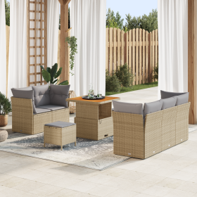 Comprar Juego de Sofá de Jardín de 8 Piezas con