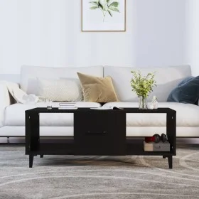 Schwarzer Couchtisch aus Sperrholz 102x50x40 cm von vidaXL, Couchtisch - Ref: Foro24-812700, Preis: 48,98 €, Rabatt: %
