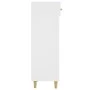 Schuhschrank aus Sperrholz weiß glänzend 30x35x105 cm von vidaXL, Schuhregale und Schuhorganisatoren - Ref: Foro24-812804, Pr...