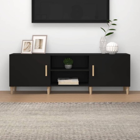 Schwarzer TV-Schrank aus Sperrholz, 150 x 30 x 50 cm von vidaXL, TV-Möbel - Ref: Foro24-812619, Preis: 95,72 €, Rabatt: %