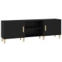 Schwarzer TV-Schrank aus Sperrholz, 150 x 30 x 50 cm von vidaXL, TV-Möbel - Ref: Foro24-812619, Preis: 95,72 €, Rabatt: %
