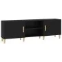 Schwarzer TV-Schrank aus Sperrholz, 150 x 30 x 50 cm von vidaXL, TV-Möbel - Ref: Foro24-812619, Preis: 94,16 €, Rabatt: %