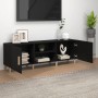 Schwarzer TV-Schrank aus Sperrholz, 150 x 30 x 50 cm von vidaXL, TV-Möbel - Ref: Foro24-812619, Preis: 95,72 €, Rabatt: %
