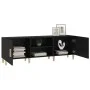 Schwarzer TV-Schrank aus Sperrholz, 150 x 30 x 50 cm von vidaXL, TV-Möbel - Ref: Foro24-812619, Preis: 94,16 €, Rabatt: %