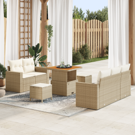 Comprar Juego de Sofás de Jardín de 8 Piezas con