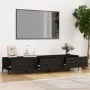 Schwarzer TV-Schrank aus Sperrholz, 150 x 34,5 x 30 cm von vidaXL, TV-Möbel - Ref: Foro24-812646, Preis: 72,15 €, Rabatt: %