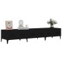 Schwarzer TV-Schrank aus Sperrholz, 150 x 34,5 x 30 cm von vidaXL, TV-Möbel - Ref: Foro24-812646, Preis: 72,76 €, Rabatt: %