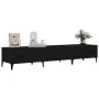 Schwarzer TV-Schrank aus Sperrholz, 150 x 34,5 x 30 cm von vidaXL, TV-Möbel - Ref: Foro24-812646, Preis: 72,15 €, Rabatt: %
