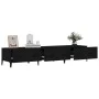 Schwarzer TV-Schrank aus Sperrholz, 150 x 34,5 x 30 cm von vidaXL, TV-Möbel - Ref: Foro24-812646, Preis: 72,15 €, Rabatt: %