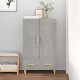 Betongraues Sperrholz-Sideboard 70x31x115 cm von vidaXL, Sideboards - Ref: Foro24-812568, Preis: 78,21 €, Rabatt: %