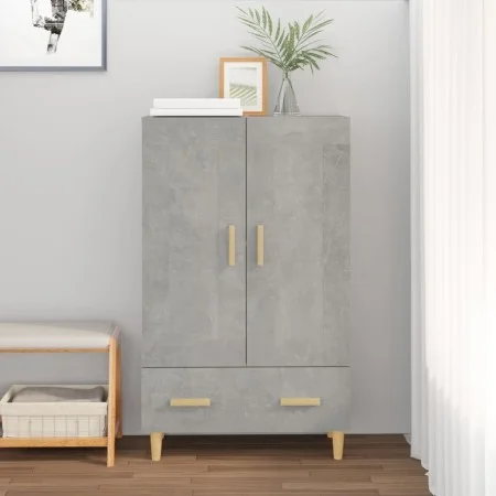 Concrete gray plywood sideboard 70x31x115 cm by vidaXL, Sideboards - Ref: Foro24-812568, Price: 77,02 €, Discount: %