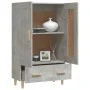 Concrete gray plywood sideboard 70x31x115 cm by vidaXL, Sideboards - Ref: Foro24-812568, Price: 77,02 €, Discount: %