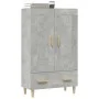 Aparador de madera contrachapada gris hormigón 70x31x115 cm de vidaXL, Aparadores - Ref: Foro24-812568, Precio: 76,88 €, Desc...