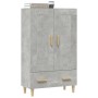 Aparador de madera contrachapada gris hormigón 70x31x115 cm de vidaXL, Aparadores - Ref: Foro24-812568, Precio: 78,21 €, Desc...