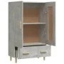 Aparador de madera contrachapada gris hormigón 70x31x115 cm de vidaXL, Aparadores - Ref: Foro24-812568, Precio: 76,88 €, Desc...
