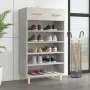 Mueble zapatero madera contrachapada gris hormigón 60x35x105 cm by vidaXL, Shoe racks and shoe organizers - Ref: Foro24-81278...