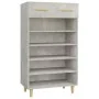 Mueble zapatero madera contrachapada gris hormigón 60x35x105 cm by vidaXL, Shoe racks and shoe organizers - Ref: Foro24-81278...