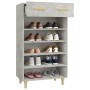 Mueble zapatero madera contrachapada gris hormigón 60x35x105 cm by vidaXL, Shoe racks and shoe organizers - Ref: Foro24-81278...