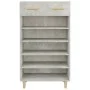 Mueble zapatero madera contrachapada gris hormigón 60x35x105 cm by vidaXL, Shoe racks and shoe organizers - Ref: Foro24-81278...