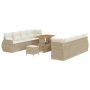 Conjunto de Sofá de Cuatro Plazas Conjunto de 4 Beige, Blanco Crema | Foro24.es | Tu tienda online para hogar, jardín y más Foro24.es