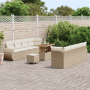 Conjunto de Sofá de Cuatro Plazas Conjunto de 4 Beige, Blanco Crema | Foro24.es | Tu tienda online para hogar, jardín y más Foro24.es