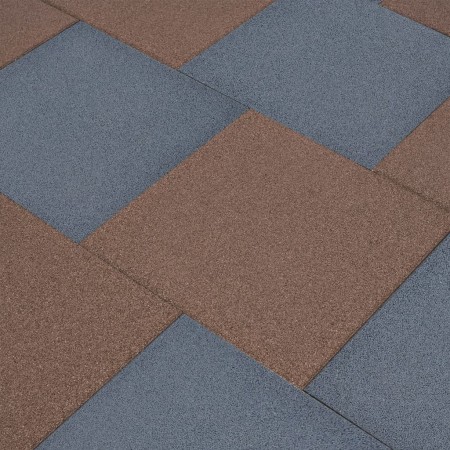 Losetas de goma protección de caídas 24 uds gris 50x50x3 cm de vidaXL, Suelos y moquetas - Ref: Foro24-3096598, Precio: 443,1...