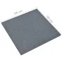 Rubber tiles fall protection 24 pcs gray 50x50x3 cm by vidaXL, Floors and carpets - Ref: Foro24-3096598, Price: 402,98 €, Dis...