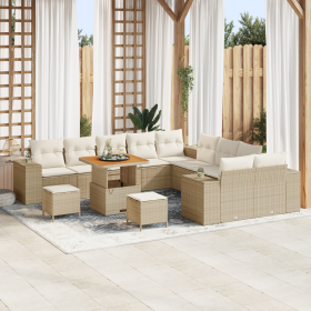 Comprar Set de Sofá de Jardín de 13 Piezas con