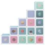 Children's cube shelf with 15 blue PP compartments by vidaXL, Shoe racks and shoe organizers - Ref: Foro24-340576, Price: 76,...