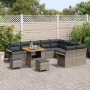 Set de Sofá de Jardín de 12 piezas con Cojines Gris Poliratán de , Sofás de exterior - Ref: Foro24-3362173, Precio: 791,81 €,...