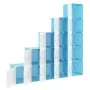 Children's cube shelf with 15 blue PP compartments by vidaXL, Shoe racks and shoe organizers - Ref: Foro24-340576, Price: 76,...