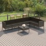 Garden furniture set 8 pieces and gray synthetic rattan cushions by vidaXL, Garden sets - Ref: Foro24-3094430, Price: 707,77 ...