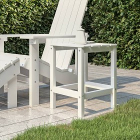 White HDPE Adirondack garden table 38x38x46 cm by vidaXL, Garden tables - Ref: Foro24-318641, Price: 66,78 €, Discount: %