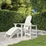 Weißer HDPE Adirondack-Gartentisch 38x38x46 cm von vidaXL, Gartentische - Ref: Foro24-318641, Preis: 55,89 €, Rabatt: %