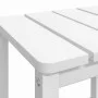 Weißer HDPE Adirondack-Gartentisch 38x38x46 cm von vidaXL, Gartentische - Ref: Foro24-318641, Preis: 55,89 €, Rabatt: %