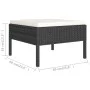 5-piece garden furniture set with black synthetic rattan cushions by vidaXL, Garden sets - Ref: Foro24-3094376, Price: 369,99...