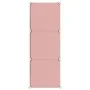 Children's cube shelf with 6 pink PP compartments by vidaXL, Shoe racks and shoe organizers - Ref: Foro24-340578, Price: 55,0...