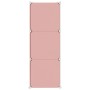Kinderwürfelregal mit 6 rosa PP-Fächern von vidaXL, Schuhregale und Schuhorganisatoren - Ref: Foro24-340578, Preis: 56,43 €, ...