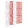 Children's cube shelf with 6 pink PP compartments by vidaXL, Shoe racks and shoe organizers - Ref: Foro24-340578, Price: 56,4...