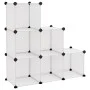 Cube shelving with 6 transparent PP compartments by vidaXL, Shoe racks and shoe organizers - Ref: Foro24-340552, Price: 35,77...